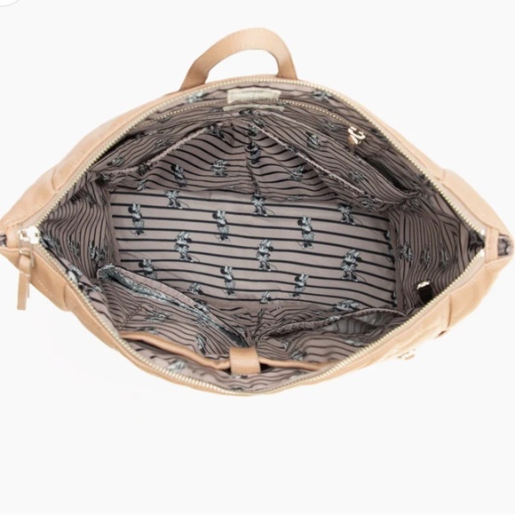 Freshly Picked X Disney Tan Faux Leather Oh My Minnie Mouse Embossed Backpack - Picture 4 of 13